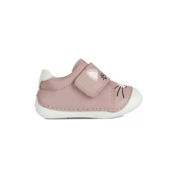 Pantofi de piele cu velcro