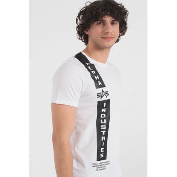 Tricou de bumbac cu logo