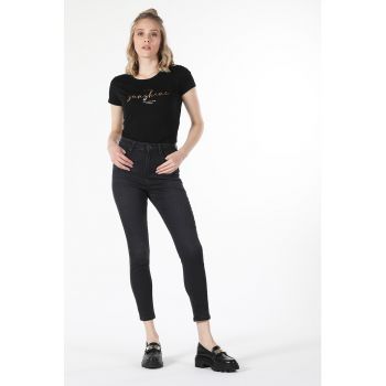 Blugi skinny crop