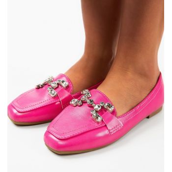 Pantofi casual dama Mireya Fuchsia