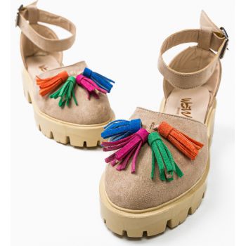 Pantofi Casual Jaila Bej
