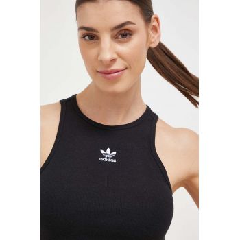 adidas Originals top femei, culoarea negru IB9110-BLACK