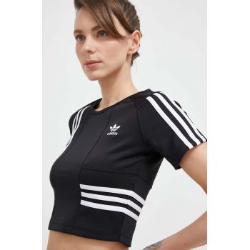 adidas Originals tricou femei, culoarea negru