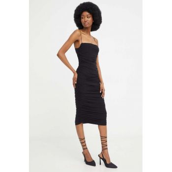 Answear Lab rochie culoarea negru, mini, mulata