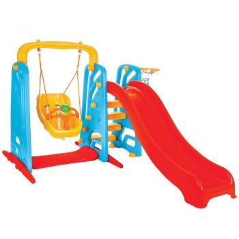 Centru de joaca Pilsan Cute Slide and Swing Set de firma originala