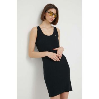 Converse rochie culoarea negru, mini, mulata ieftina