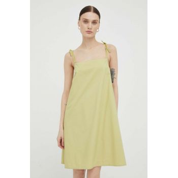 G-Star Raw rochie culoarea verde, mini, drept