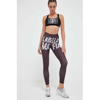 LaBellaMafia leggins de antrenament Hardcore Ladies culoarea negru, modelator