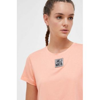 LaBellaMafia tricou Go On femei, culoarea portocaliu