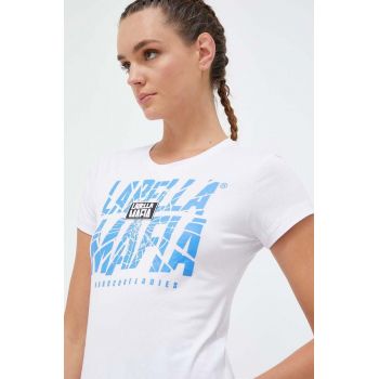 LaBellaMafia tricou Hardcore Ladies femei, culoarea alb