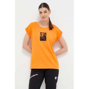 Mammut tricou sport Mountain culoarea portocaliu de firma original