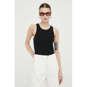 Samsoe Samsoe top Alexo femei, culoarea negru, F00001111