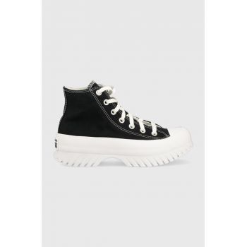 Converse teniși Chuck Taylor All Star Lugged 2.0 culoarea negru A00870C-BLACK