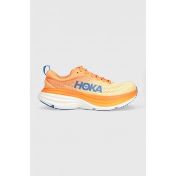 Hoka pantofi de alergat Bondi 8 culoarea portocaliu, 1123202 1123202-GBMS de firma originali