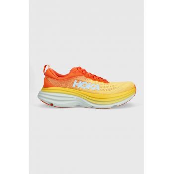 Hoka pantofi de alergat Bondi 8, culoarea portocaliu, 1123202 1123202-GBMS de firma originali