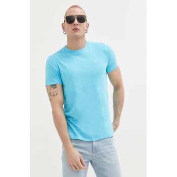 Hollister Co. tricou din bumbac neted