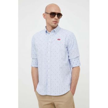 La Martina camasa de in cu guler button-down, regular