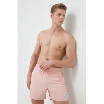 Tommy Jeans pantaloni scurti de baie culoarea portocaliu