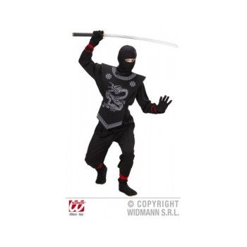 Costum ninja negru - marimea 140 cm ieftin