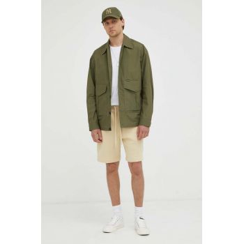 G-Star Raw geaca barbati, culoarea verde, de tranzitie, oversize ieftina