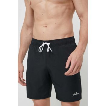 Hollister Co. pantaloni scurti de baie culoarea negru