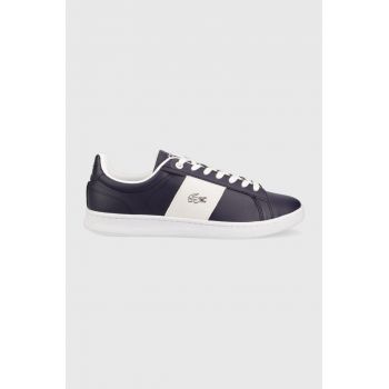 Lacoste sneakers Carnaby Pro Leather Colour Contrast culoarea albastru marin, 45SMA0060