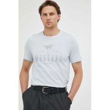 Mustang tricou din bumbac cu imprimeu