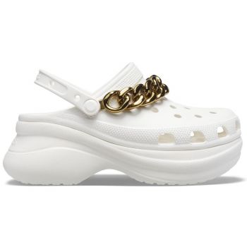 Saboti Crocs Classic Bae Embllshd Clog Alb - White/Gold