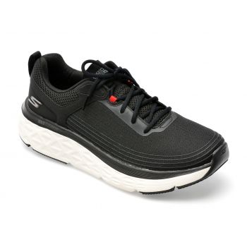 Pantofi sport SKECHERS negri, MAX CUSHIONING DELTA, din material textil