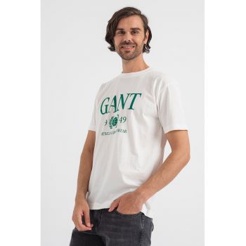 Tricou de bumbac cu logo