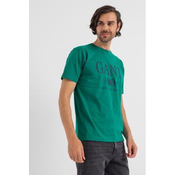 Tricou de bumbac cu logo