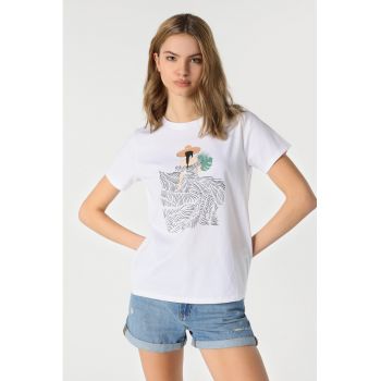 Tricou regular fit cu imprimeu