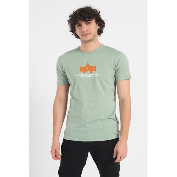 Tricou cu aplicatie logo cauciucata