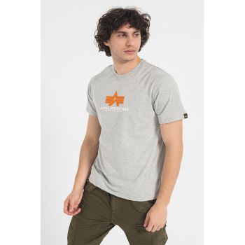 Tricou cu aplicatie logo cauciucata