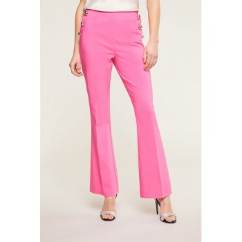 Pantaloni eleganti cu talie inalta