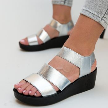 Sandale Ozan Argintii de firma originala