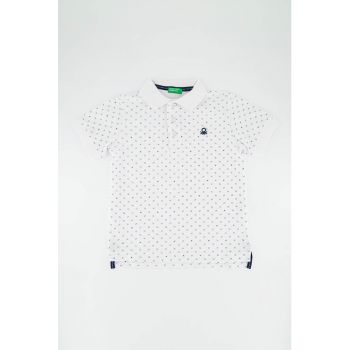 Tricou polo cu model geometric