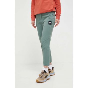 Mammut pantaloni de exterior Massone Light culoarea verde