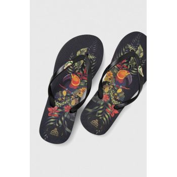 Medicine slapi femei, culoarea negru, cu toc plat
