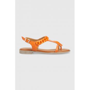 Mustang sandale femei, culoarea portocaliu, 1388809 de firma originale