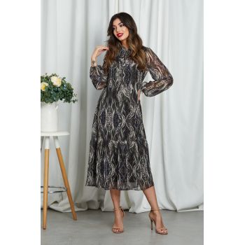 Rochie Sinead Kaki Multi ieftina la reducere