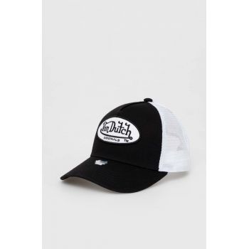 Von Dutch sapca culoarea negru, cu imprimeu