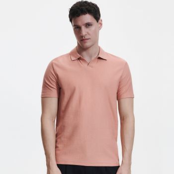 Reserved - Cămașă polo regular - Oranj