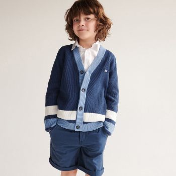 Reserved - Cardigan structurat - Bleumarin