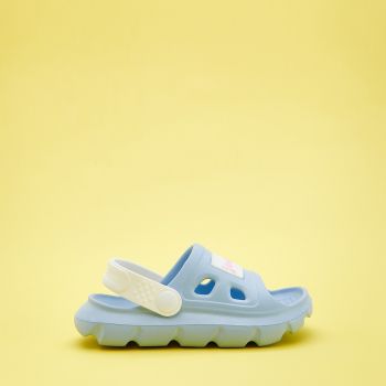 Reserved - Girls` strappy sandals - Albastru