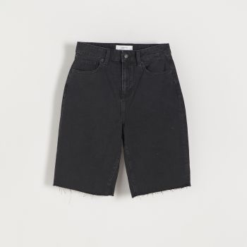 Reserved - Pantaloni scurți din denim - Negru