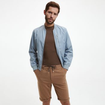 Reserved - Pantaloni scurți cu adaos de viscoză regular - Bej