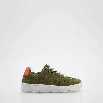 Reserved - Pantofi sport din piele întoarsă - Verde