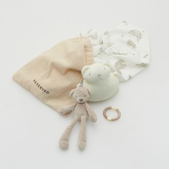 Reserved - Set jucării moi și pătură - Ivory