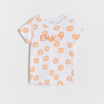 Reserved - T-shirt cu imprimeu - Alb